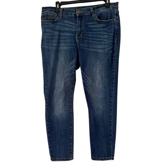 Judy Blue Relaxed Fit Jeans Dark Wash Stretchy Women’s Size 32 - Picture 1 of 8